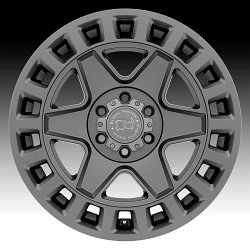Black Rhino York Matte Gunmetal Custom Truck Wheels 3